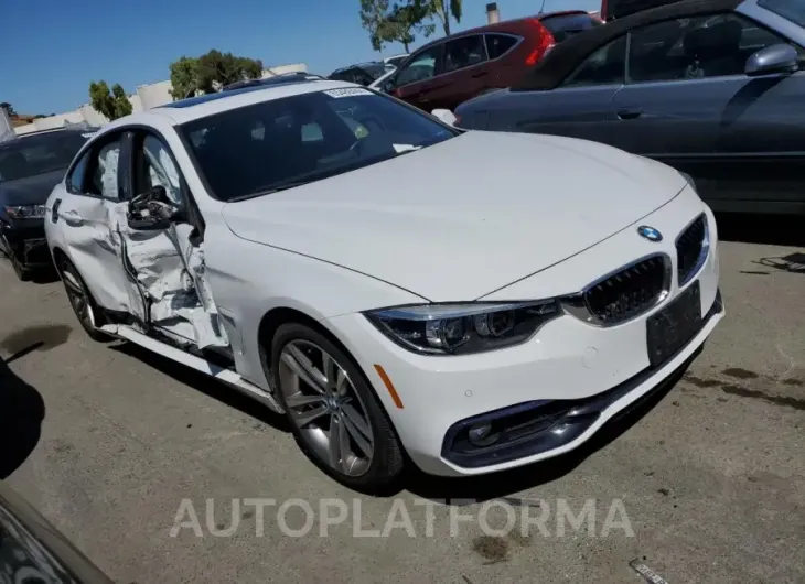 BMW 430I GRAN 2018 vin WBA4J1C50JBM10179 from auto auction Copart