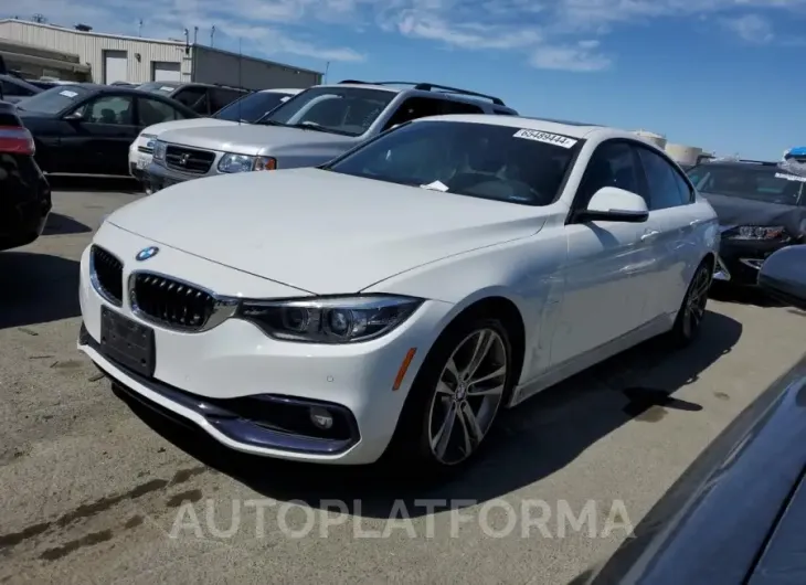 BMW 430I GRAN 2018 vin WBA4J1C50JBM10179 from auto auction Copart