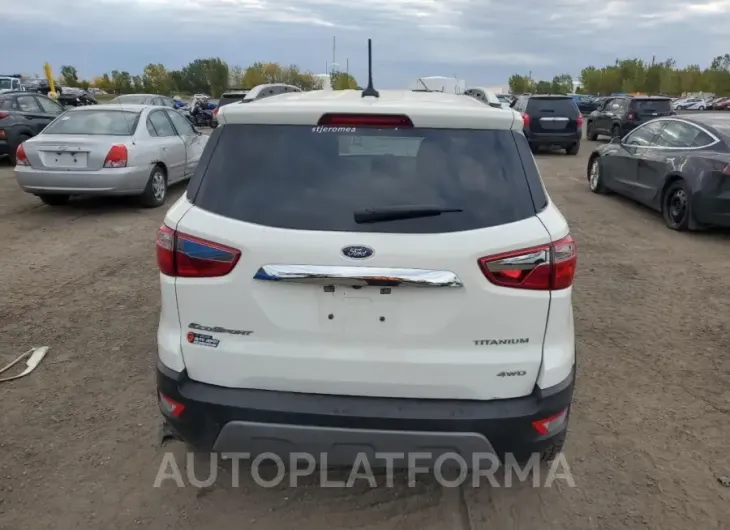 FORD ECOSPORT T 2020 vin MAJ6S3KL1LC382786 from auto auction Copart