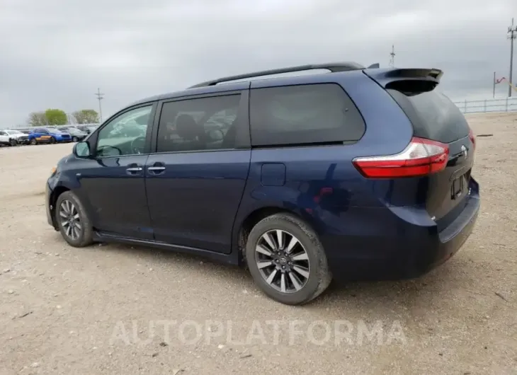 TOYOTA SIENNA XLE 2018 vin 5TDDZ3DC9JS194720 from auto auction Copart