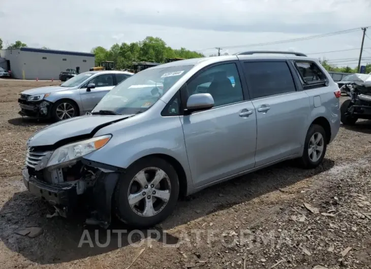 TOYOTA SIENNA LE 2015 vin 5TDKK3DC9FS643249 from auto auction Copart