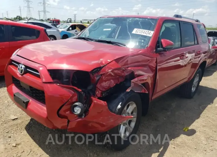 TOYOTA 4RUNNER SR 2023 vin JTEEU5JR3P5302525 from auto auction Copart