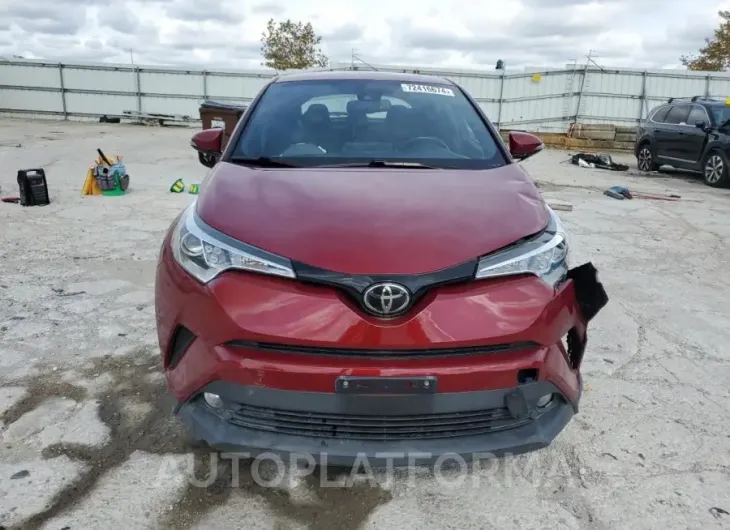 TOYOTA C-HR XLE 2018 vin NMTKHMBX9JR011336 from auto auction Copart