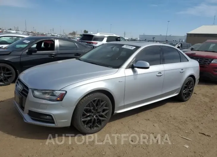 AUDI A4 PREMIUM 2015 vin WAUBFAFL5FN046124 from auto auction Copart