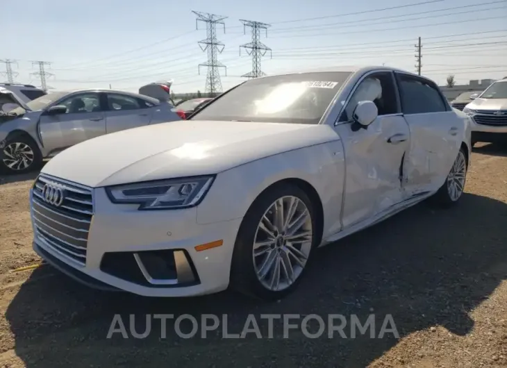 AUDI A4 PREMIUM 2019 vin WAUENAF45KA053360 from auto auction Copart