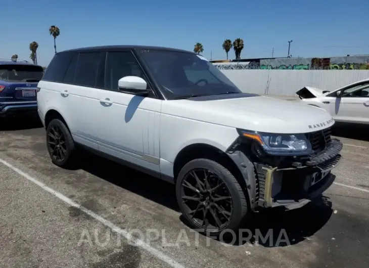 LAND ROVER RANGE ROVE 2016 vin SALGR2VFXGA263431 from auto auction Copart