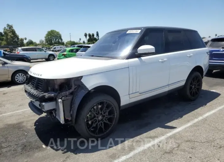 LAND ROVER RANGE ROVE 2016 vin SALGR2VFXGA263431 from auto auction Copart