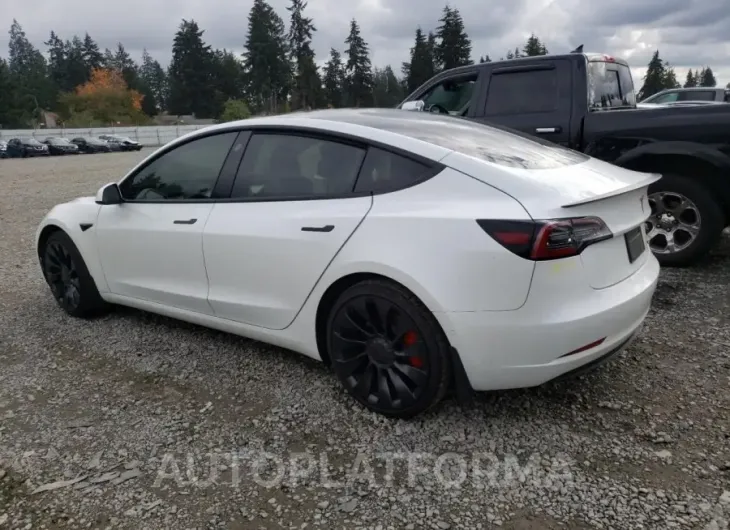 TESLA MODEL 3 2022 vin 5YJ3E1EC4NF293417 from auto auction Copart