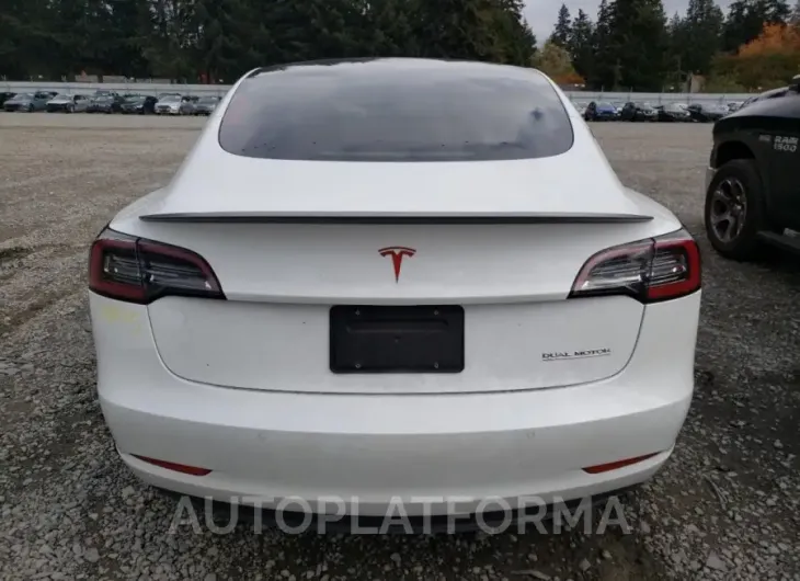 TESLA MODEL 3 2022 vin 5YJ3E1EC4NF293417 from auto auction Copart