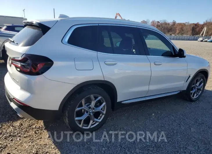 BMW X3 XDRIVE3 2022 vin 5UX53DP06N9N22370 from auto auction Copart