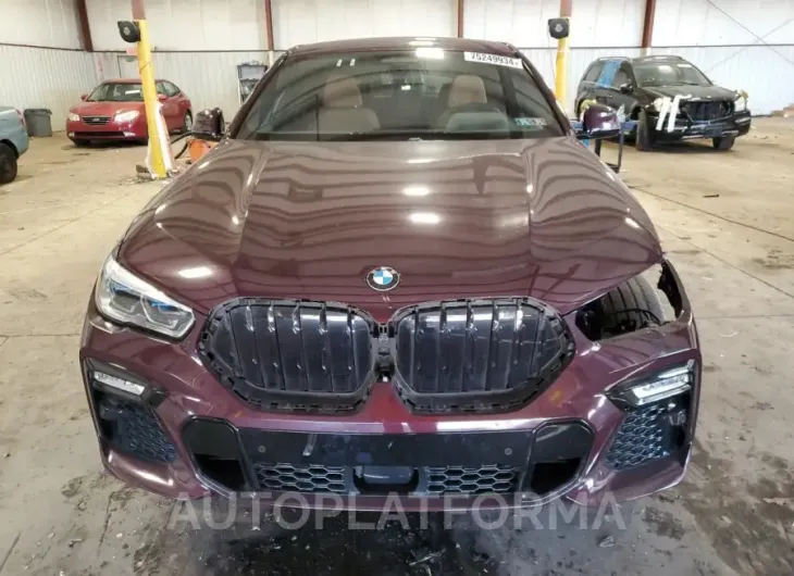 BMW X6 M50I 2021 vin 5UXCY8C01M9G59157 from auto auction Copart