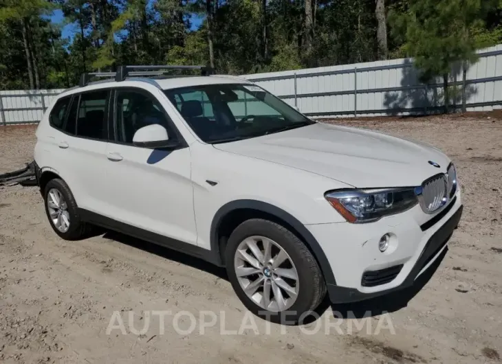 BMW X3 XDRIVE2 2017 vin 5UXWX9C34H0T24885 from auto auction Copart