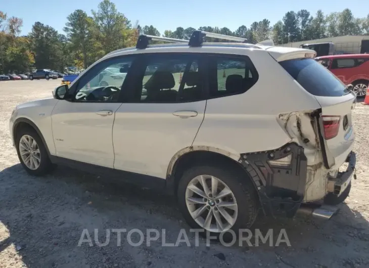 BMW X3 XDRIVE2 2017 vin 5UXWX9C34H0T24885 from auto auction Copart