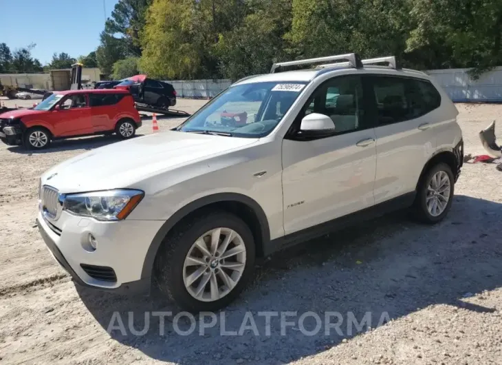 BMW X3 XDRIVE2 2017 vin 5UXWX9C34H0T24885 from auto auction Copart