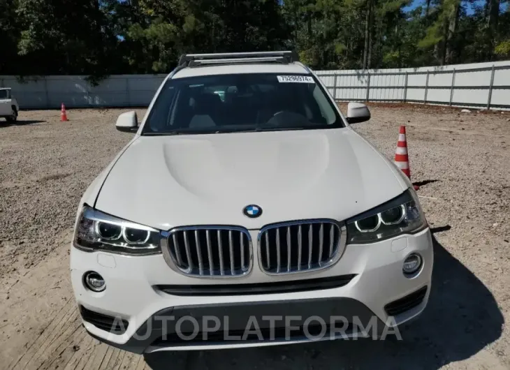 BMW X3 XDRIVE2 2017 vin 5UXWX9C34H0T24885 from auto auction Copart