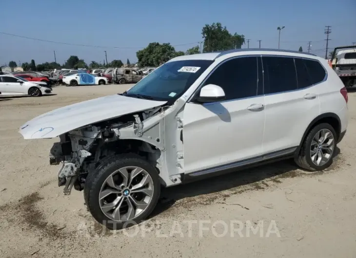 BMW X3 XDRIVE2 2016 vin 5UXWX9C54G0D92932 from auto auction Copart