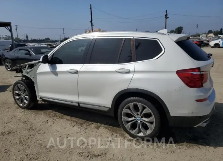 BMW X3 XDRIVE2 2016 vin 5UXWX9C54G0D92932 from auto auction Copart