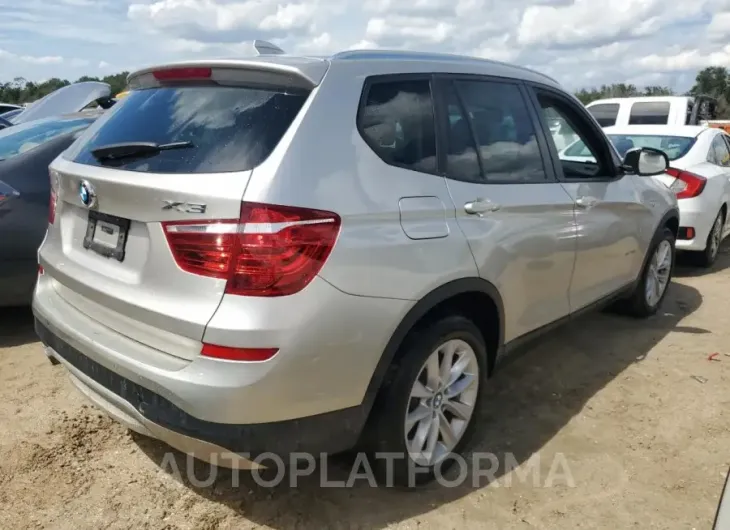 BMW X3 XDRIVE2 2015 vin 5UXWX9C5XF0D59867 from auto auction Copart