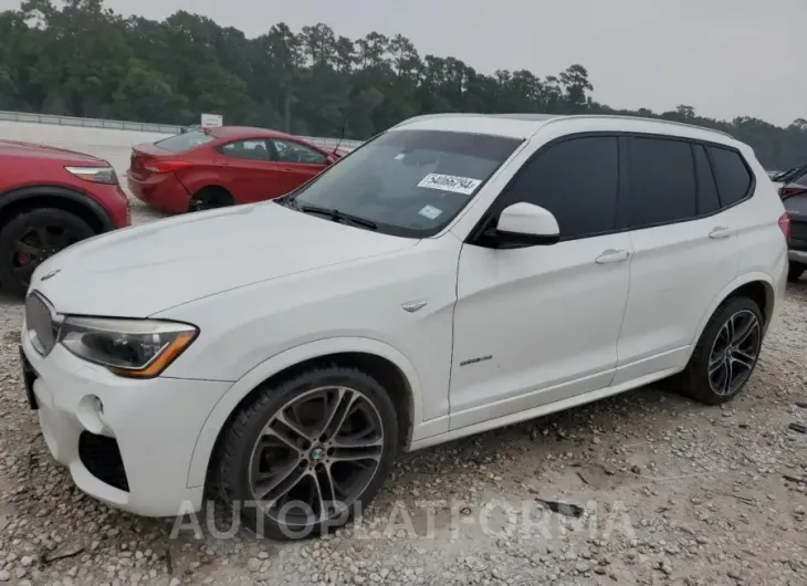 BMW X3 SDRIVE2 2016 vin 5UXWZ7C54G0M83761 from auto auction Copart