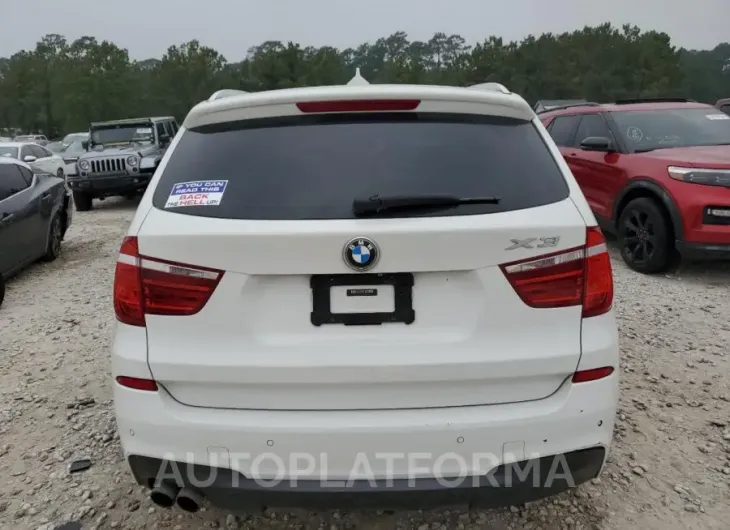 BMW X3 SDRIVE2 2016 vin 5UXWZ7C54G0M83761 from auto auction Copart