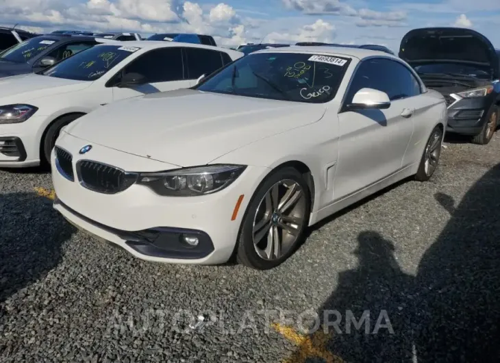 BMW 430I 2018 vin WBA4Z1C59JEC59854 from auto auction Copart