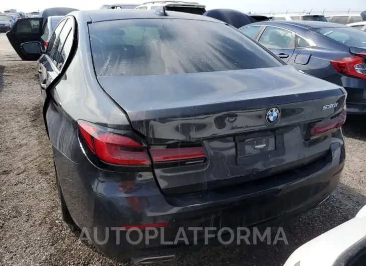 BMW 530 I 2022 vin WBA53BH01NWX83831 from auto auction Copart