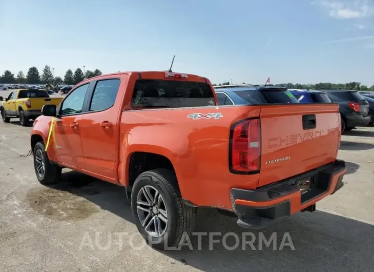 CHEVROLET COLORADO 2021 vin 1GCGTBENXM1183123 from auto auction Copart