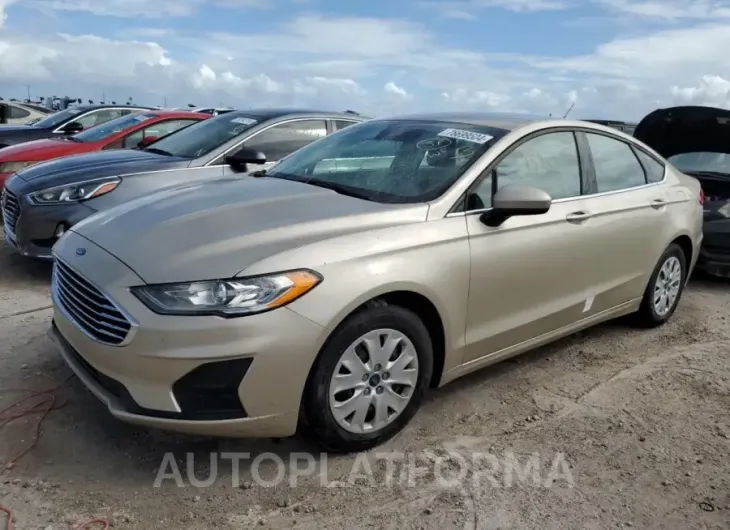 FORD FUSION S 2019 vin 3FA6P0G7XKR213667 from auto auction Copart