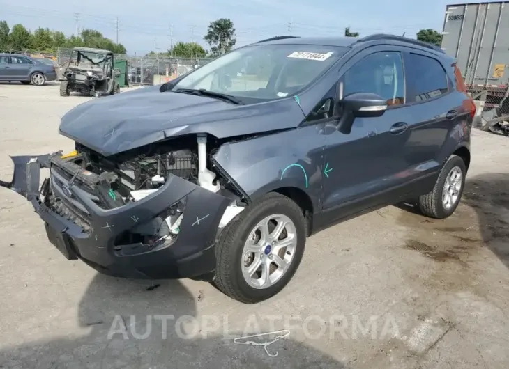 FORD ECOSPORT S 2021 vin MAJ3S2GE3MC439157 from auto auction Copart