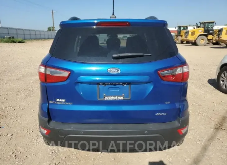 FORD ECOSPORT S 2019 vin MAJ6S3GL7KC280397 from auto auction Copart