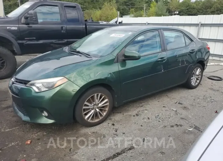 TOYOTA COROLLA L 2015 vin 2T1BURHE6FC259835 from auto auction Copart