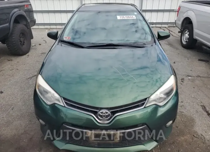 TOYOTA COROLLA L 2015 vin 2T1BURHE6FC259835 from auto auction Copart