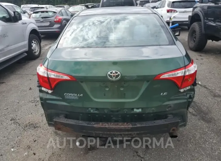 TOYOTA COROLLA L 2015 vin 2T1BURHE6FC259835 from auto auction Copart