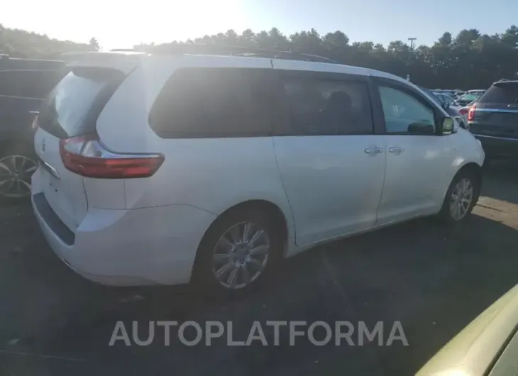 TOYOTA SIENNA XLE 2017 vin 5TDDZ3DC3HS169953 from auto auction Copart