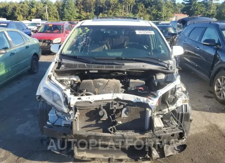 TOYOTA SIENNA XLE 2017 vin 5TDDZ3DC3HS169953 from auto auction Copart