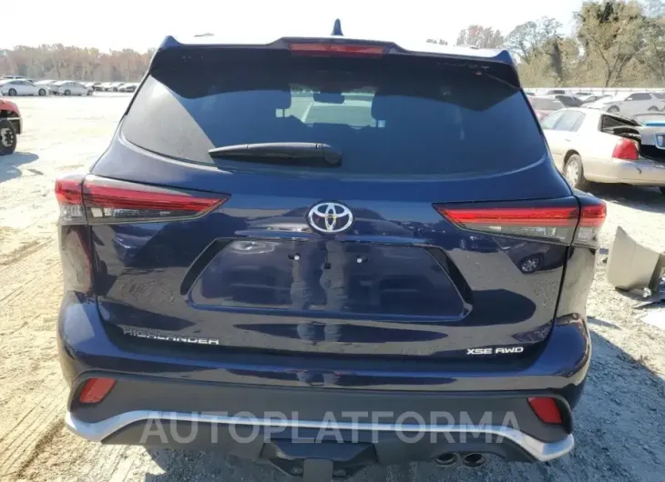 TOYOTA HIGHLANDER 2022 vin 5TDLZRBH4NS207747 from auto auction Copart