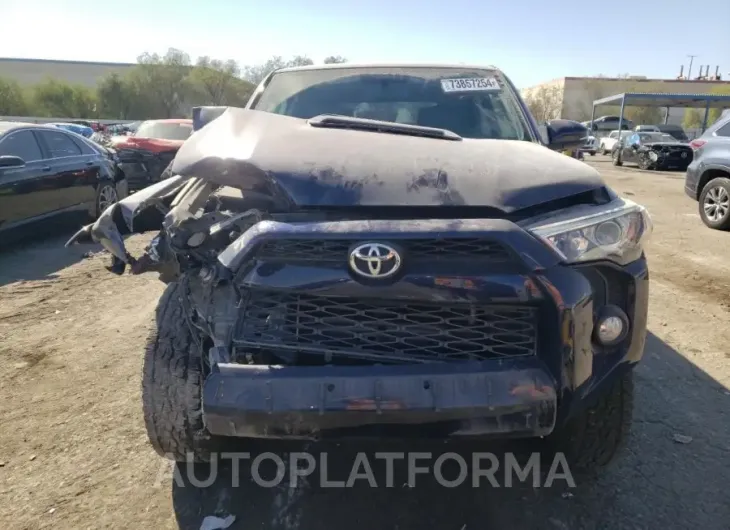 TOYOTA 4RUNNER SR 2016 vin JTEBU5JRXG5281241 from auto auction Copart