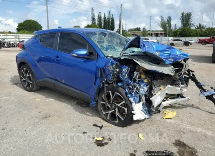 TOYOTA C-HR XLE 2018 vin JTNKHMBX1J1005329 from auto auction Copart