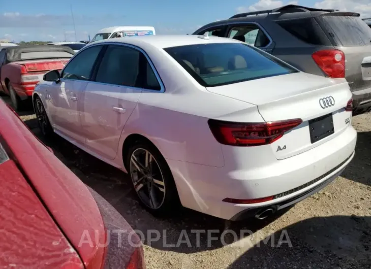 AUDI A4 PREMIUM 2018 vin WAUENAF49JA155338 from auto auction Copart