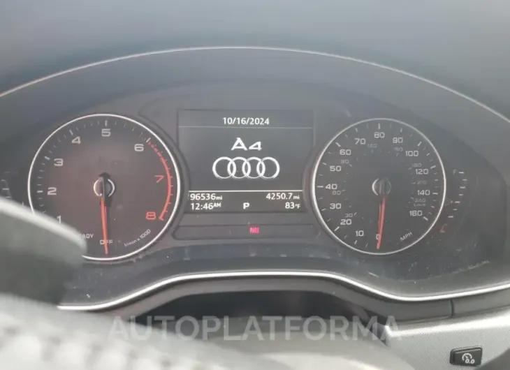 AUDI A4 PREMIUM 2017 vin WAUGNAF48HN052570 from auto auction Copart