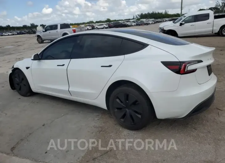 TESLA MODEL 3 2024 vin 5YJ3E1EA7RF733070 from auto auction Copart