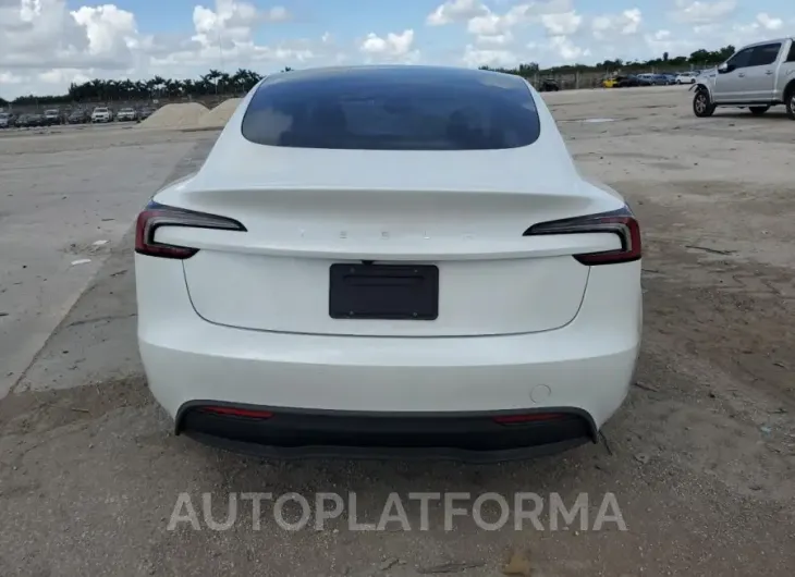 TESLA MODEL 3 2024 vin 5YJ3E1EA7RF733070 from auto auction Copart