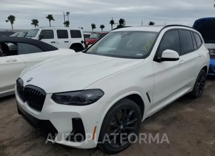 BMW X3 SDRIVE3 2024 vin 5UX43DP00R9U90596 from auto auction Copart