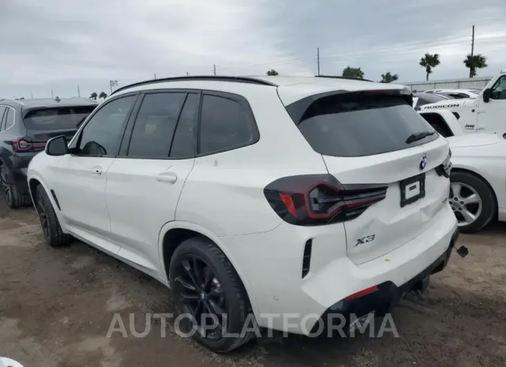 BMW X3 SDRIVE3 2024 vin 5UX43DP00R9U90596 from auto auction Copart