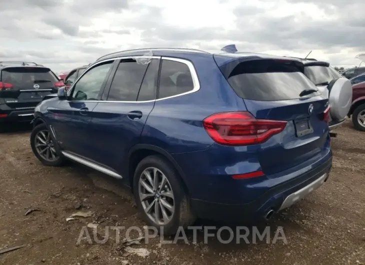 BMW X3 XDRIVE3 2018 vin 5UXTR9C5XJLC73723 from auto auction Copart