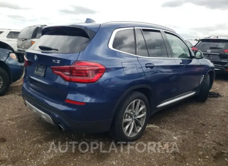 BMW X3 XDRIVE3 2018 vin 5UXTR9C5XJLC73723 from auto auction Copart