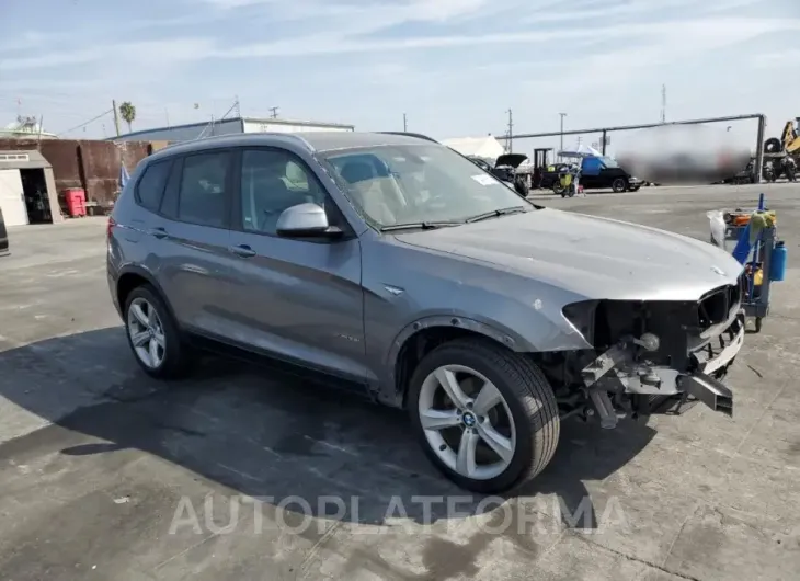 BMW X3 XDRIVE2 2017 vin 5UXWX9C55H0D99387 from auto auction Copart