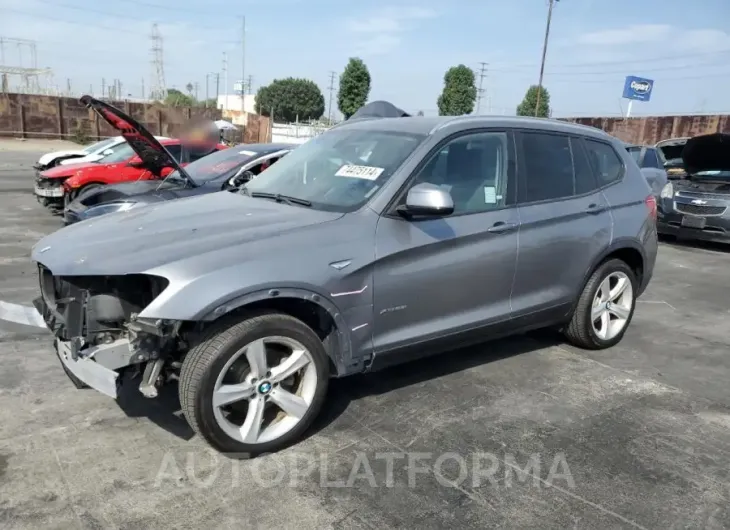 BMW X3 XDRIVE2 2017 vin 5UXWX9C55H0D99387 from auto auction Copart