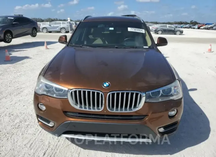 BMW X3 XDRIVE2 2017 vin 5UXWX9C56H0T01027 from auto auction Copart