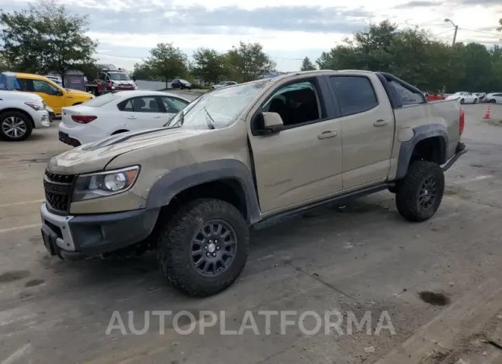 CHEVROLET COLORADO Z 2021 vin 1GCGTEEN8M1268561 from auto auction Copart